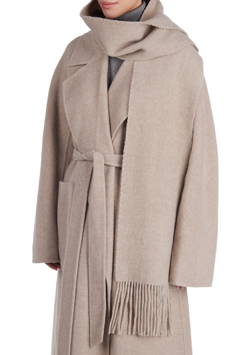 Brown and Beige Sfilato coat - view 4
