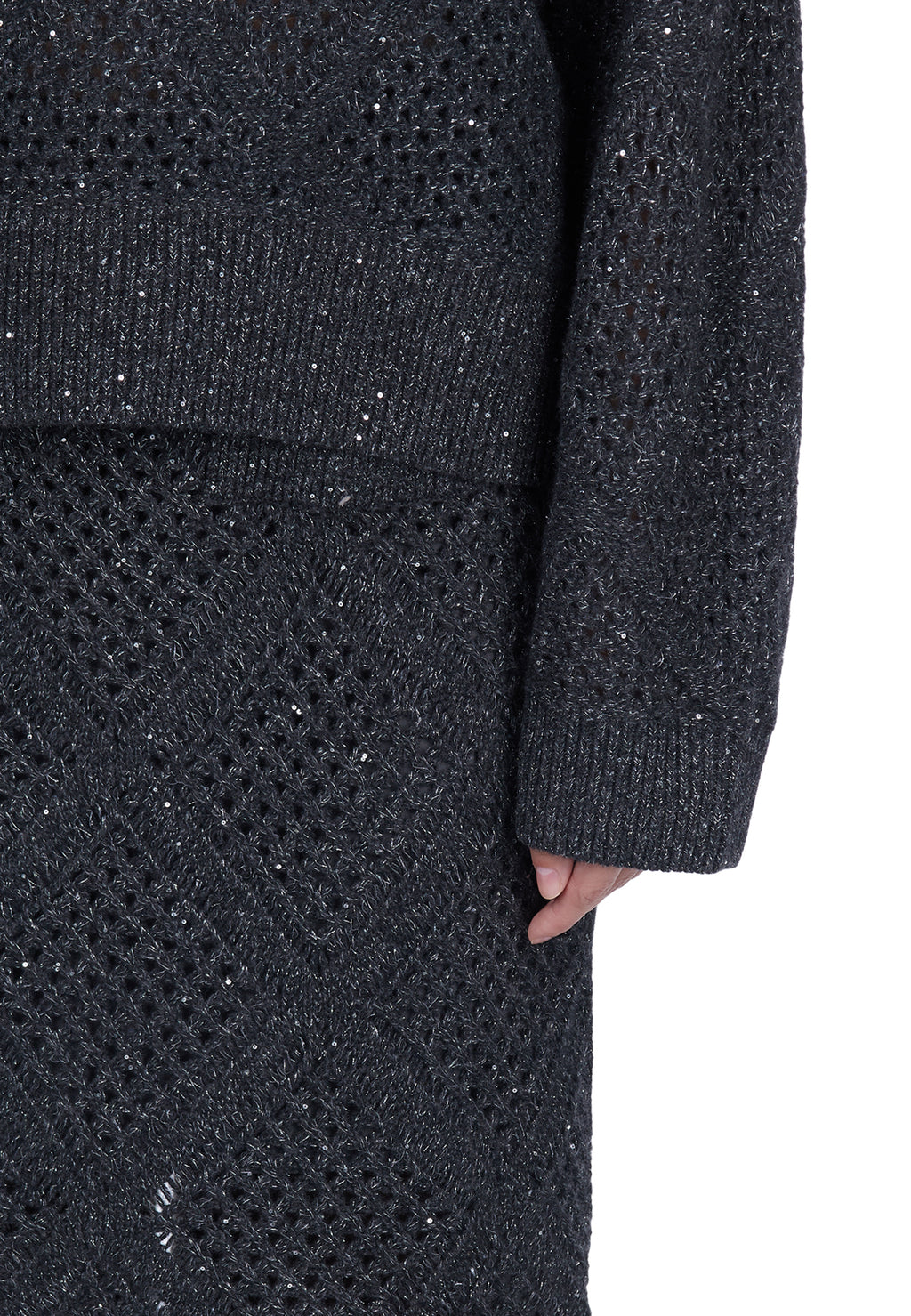 Navy Sfilato jumper - view 4