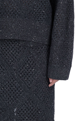 Navy Sfilato jumper - view 4