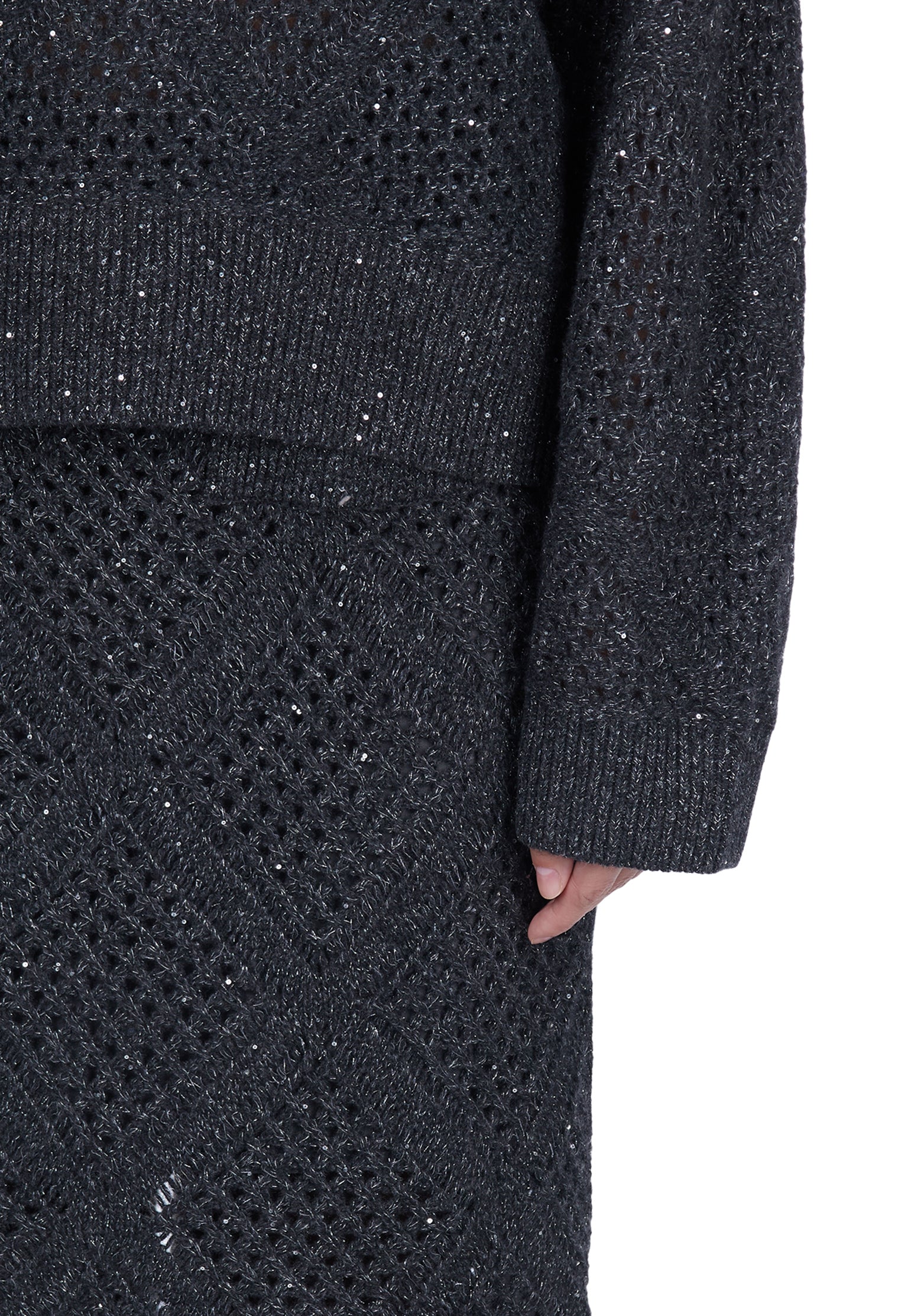 Navy Sfilato jumper - view 4