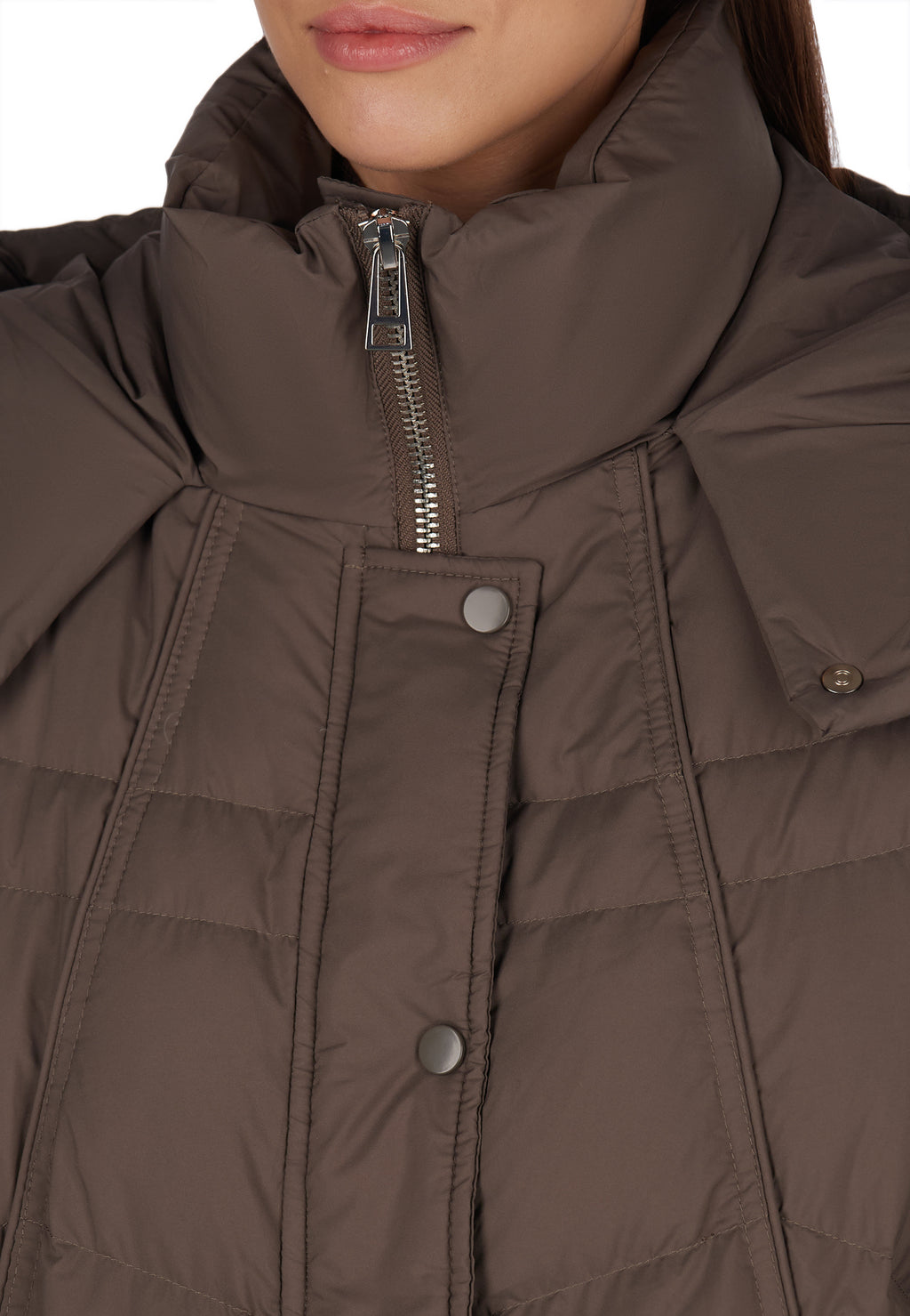 Brown Sfilato puffer jacket - view 5