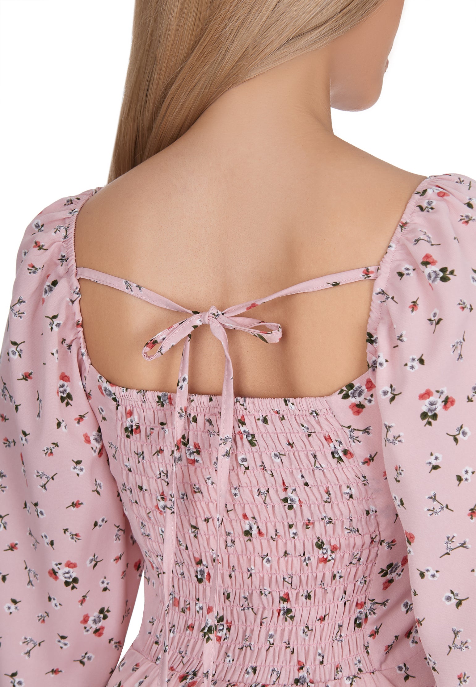 Pink and Red Sfilato dress - view 5