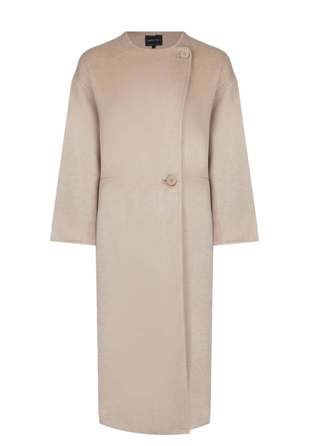 Beige Sfilato coat - view 4
