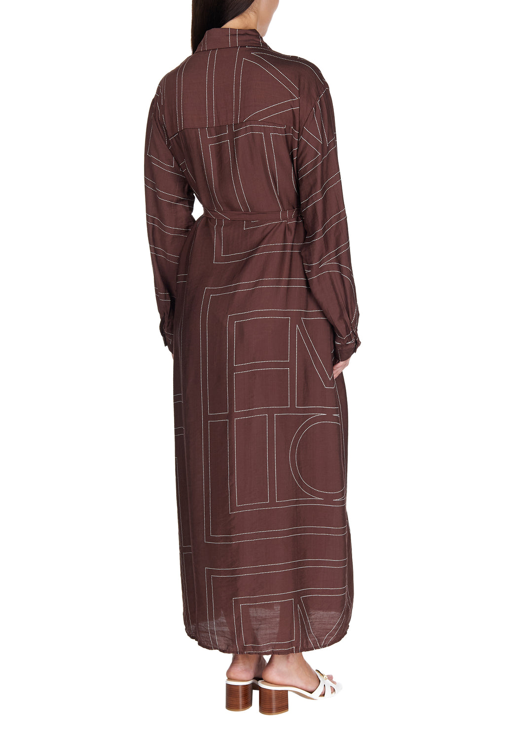 Burgundy Sfilato dress - view 5