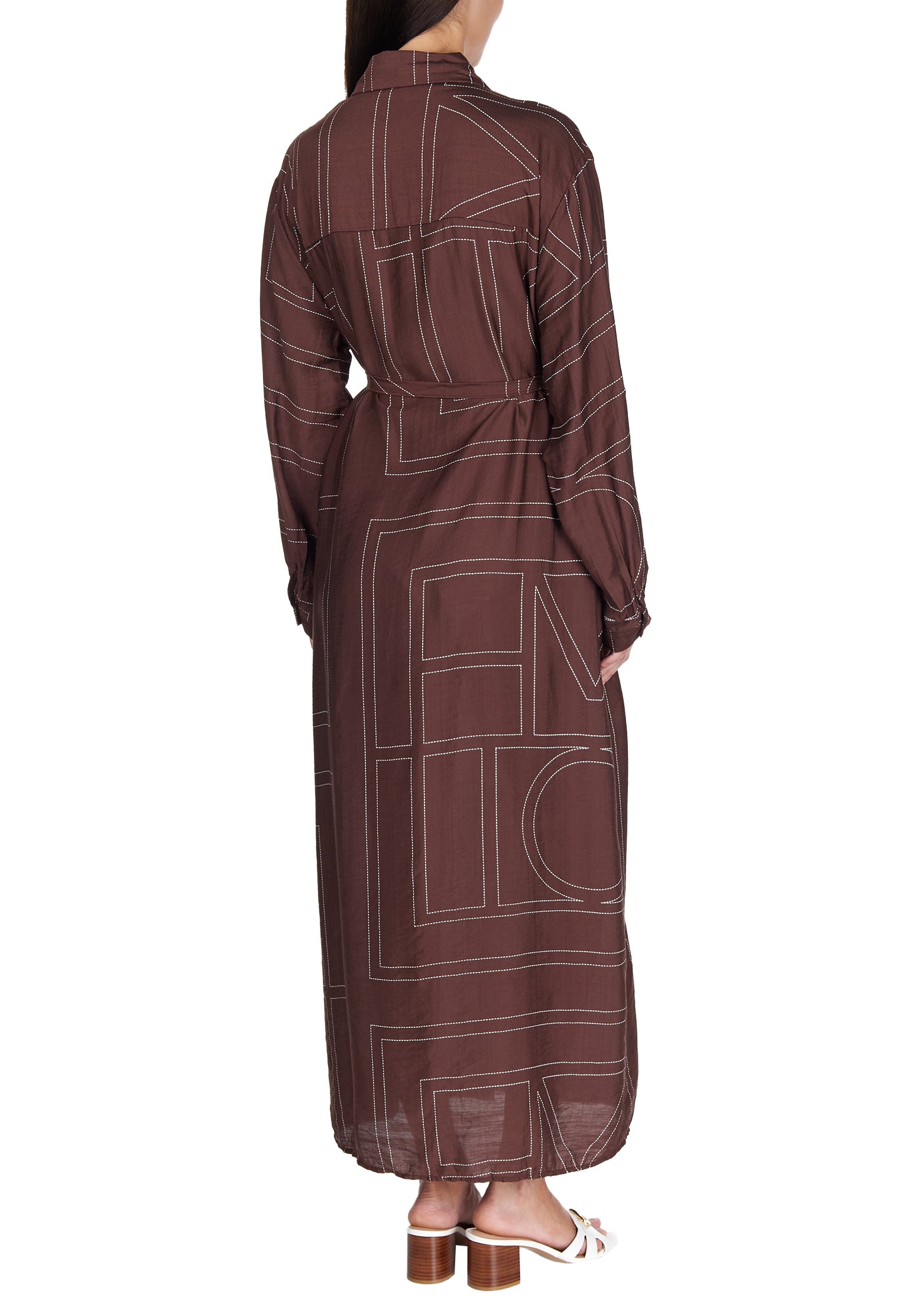 Burgundy Sfilato dress - view 5