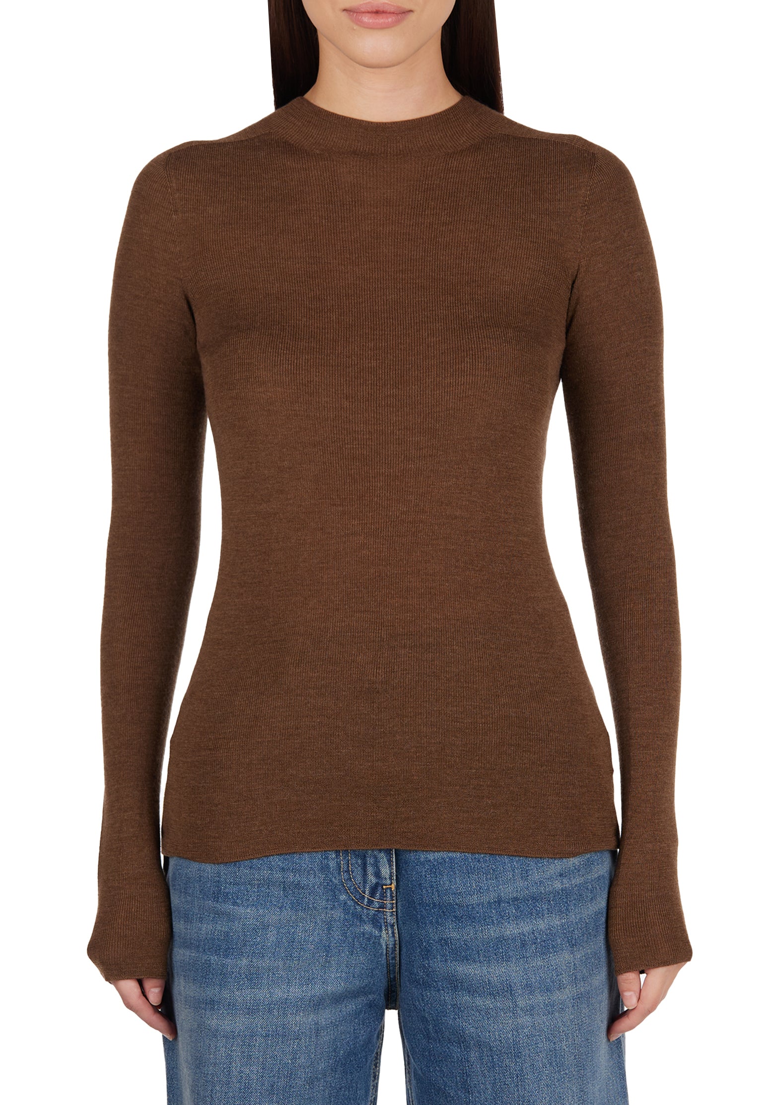 Brown Sfilato jumper - view 2
