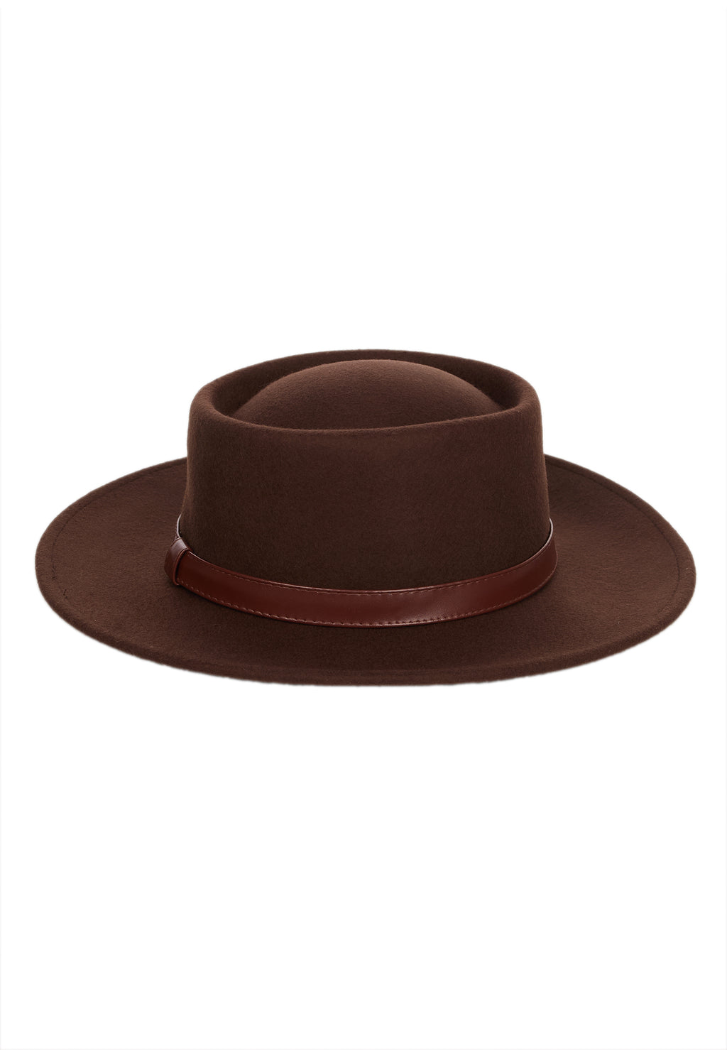 Brown Sfilato hat - view 3