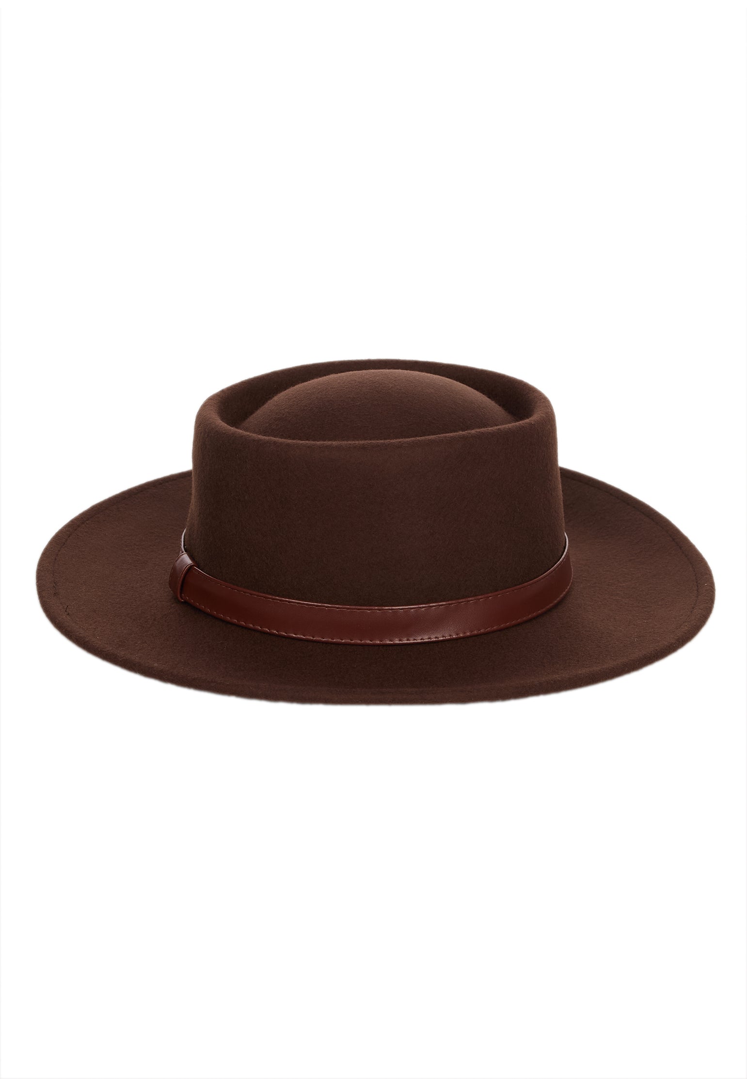 Brown Sfilato hat - view 3
