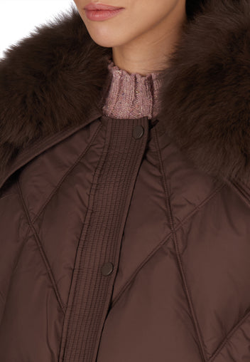 Sfilato Down Jacket CHA726 SMPL — Brown