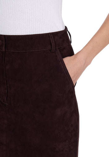 Uta Skirt — Burgundy
