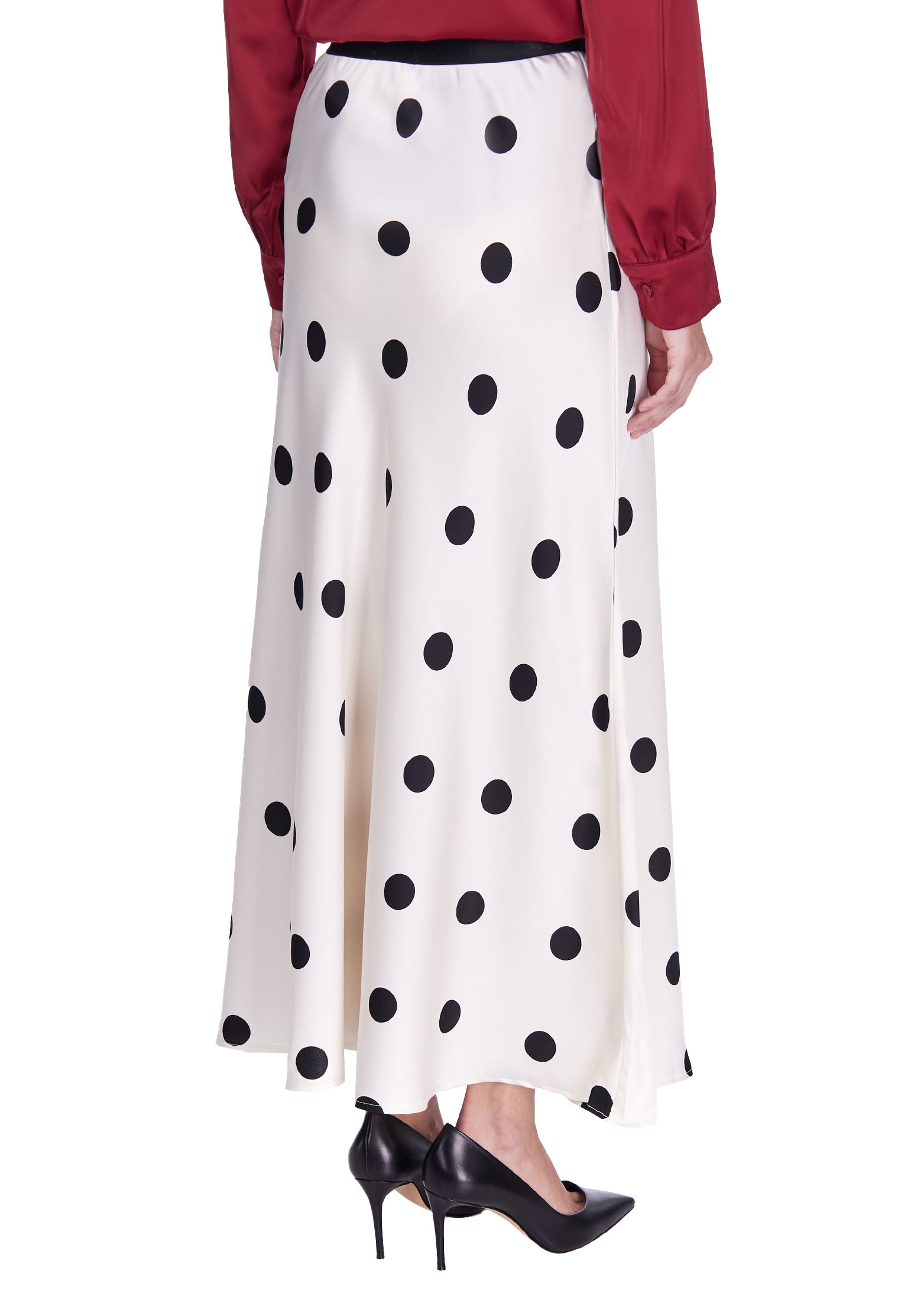 Gray and White Sfilato skirt - view 6