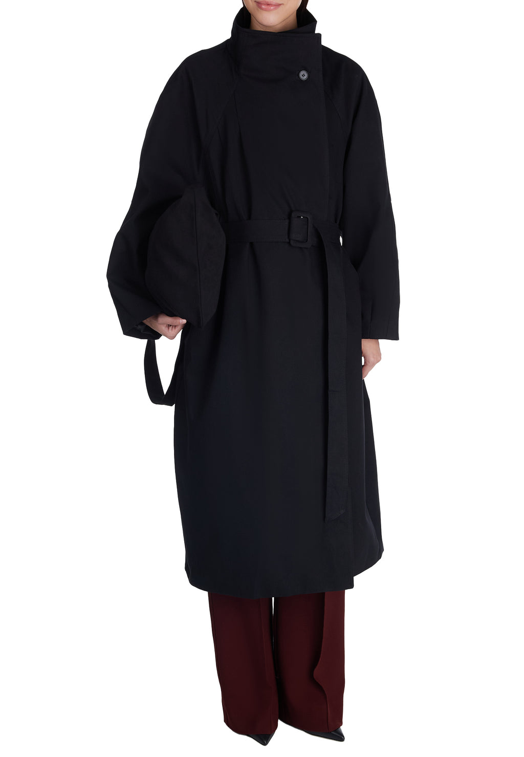 Black Sfilato raincoat - view 3