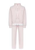 Pale Pink Hooded Jacket Trouser Set - view 1