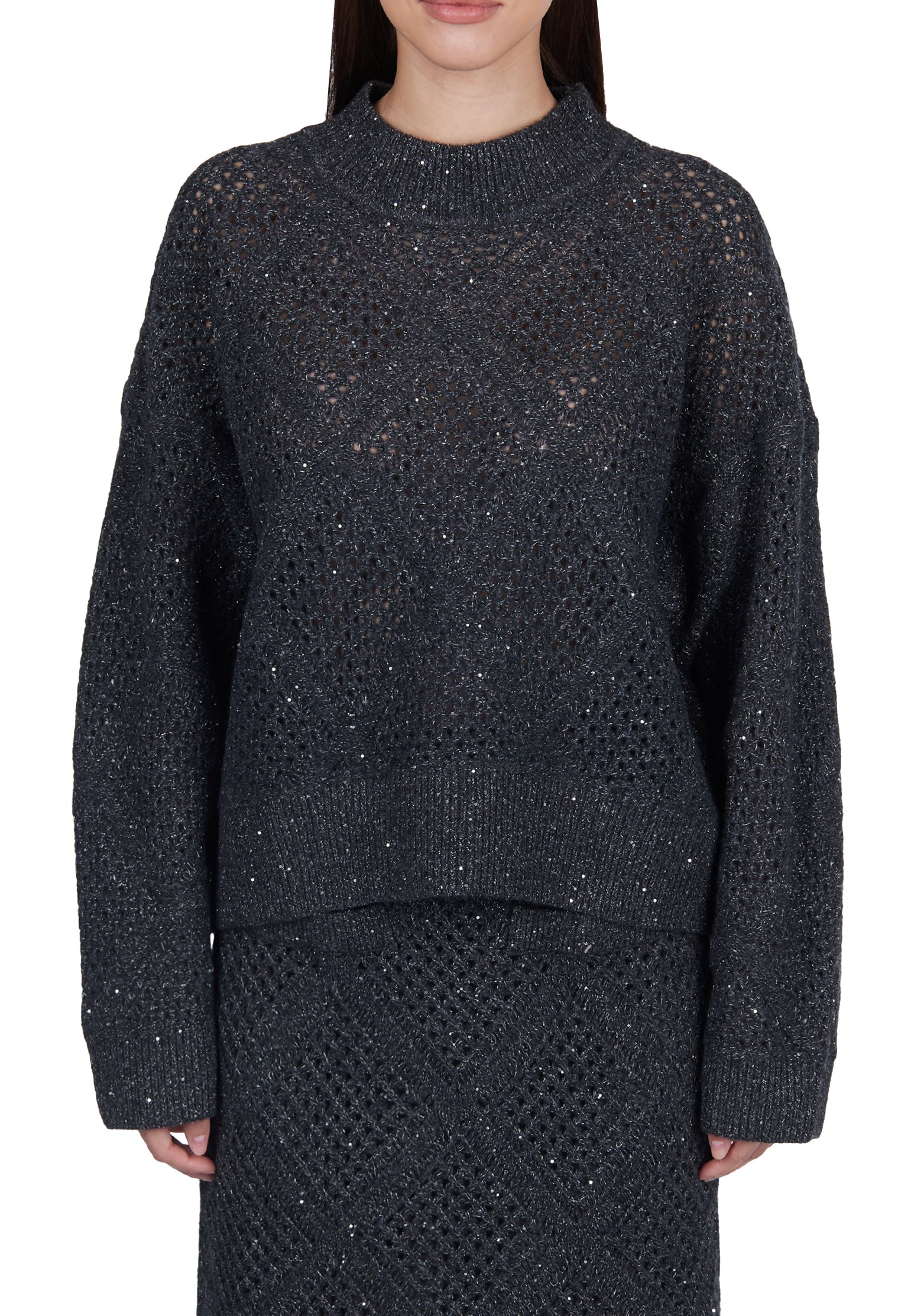 Navy Sfilato jumper - view 2