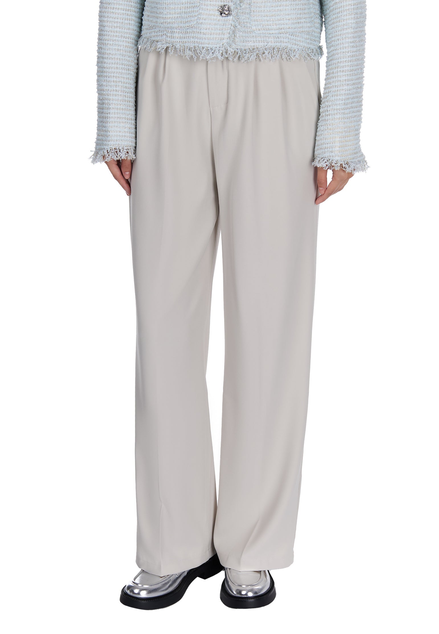 Gray Sfilato trousers - view 3