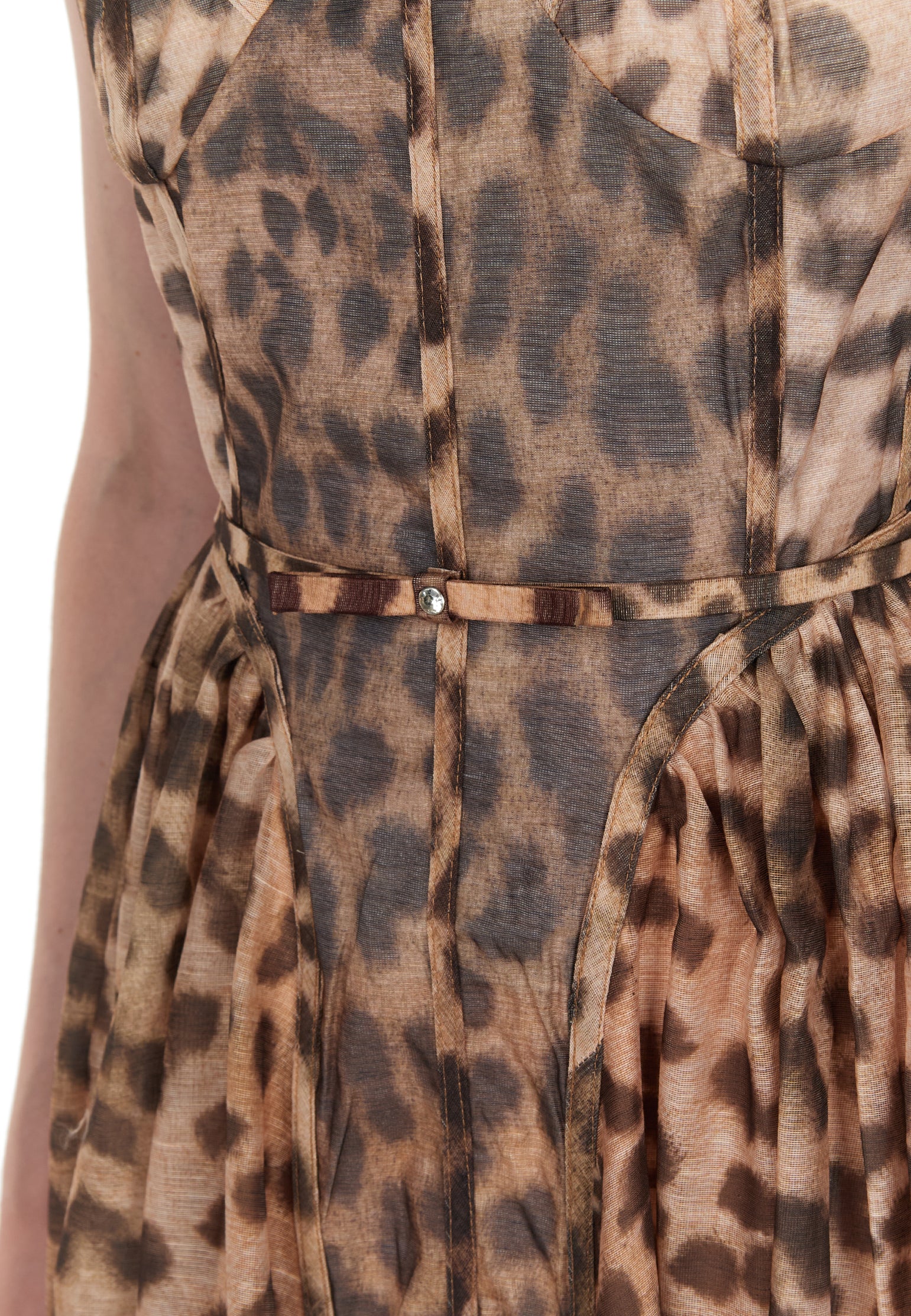 Brown Sfilato dress - view 5