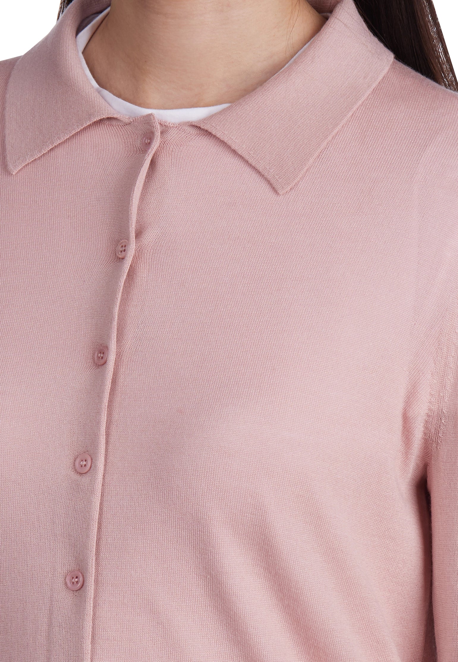 Pink Sfilato cardigan - view 3