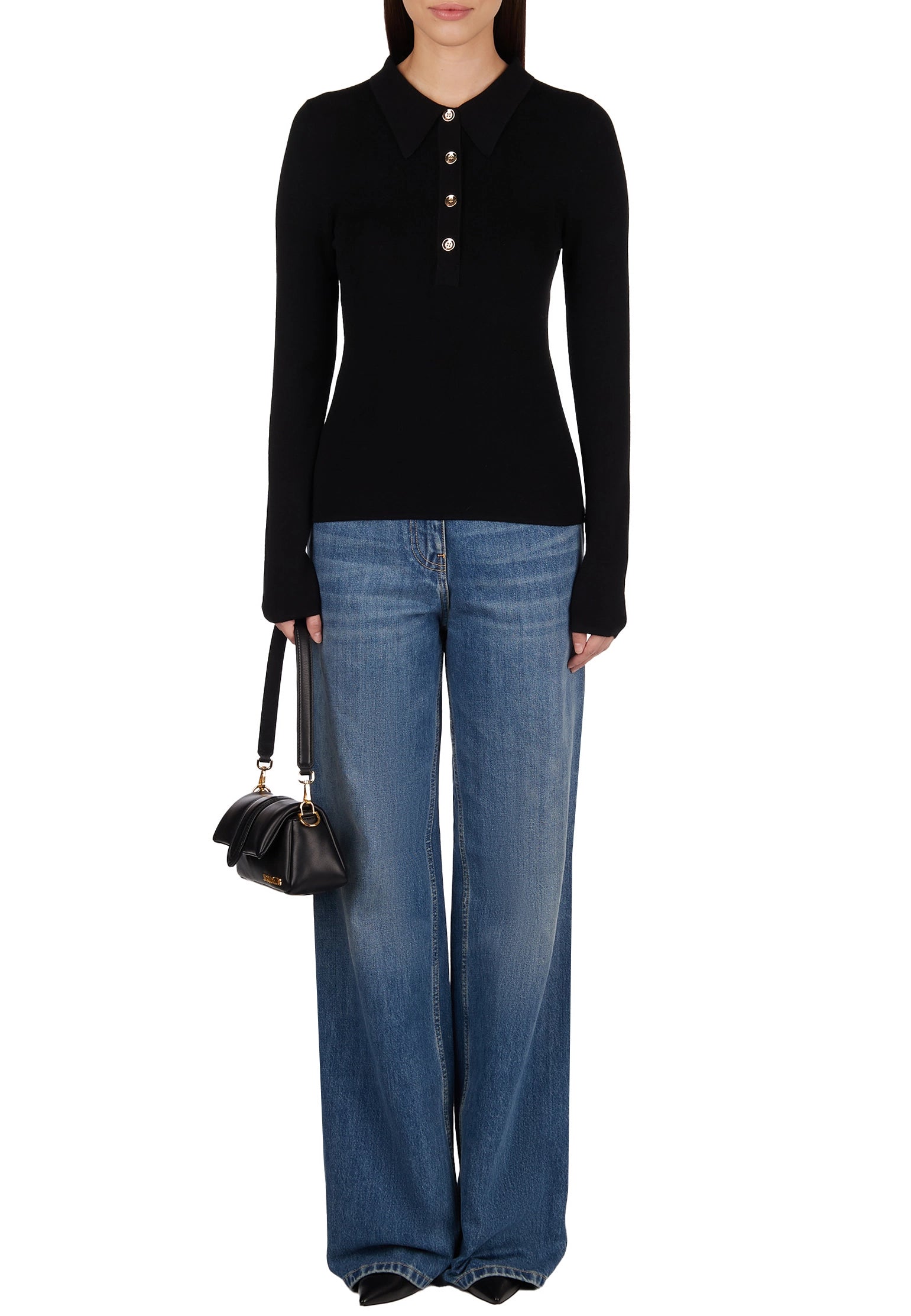 Black Sfilato pullover - view 2