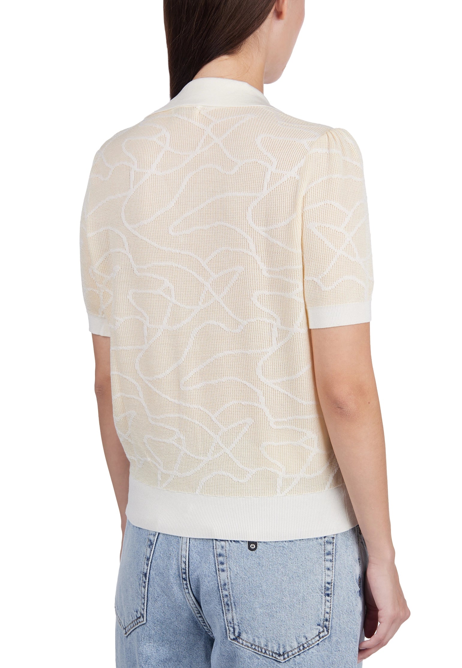 Gray Sfilato cardigan - view 3