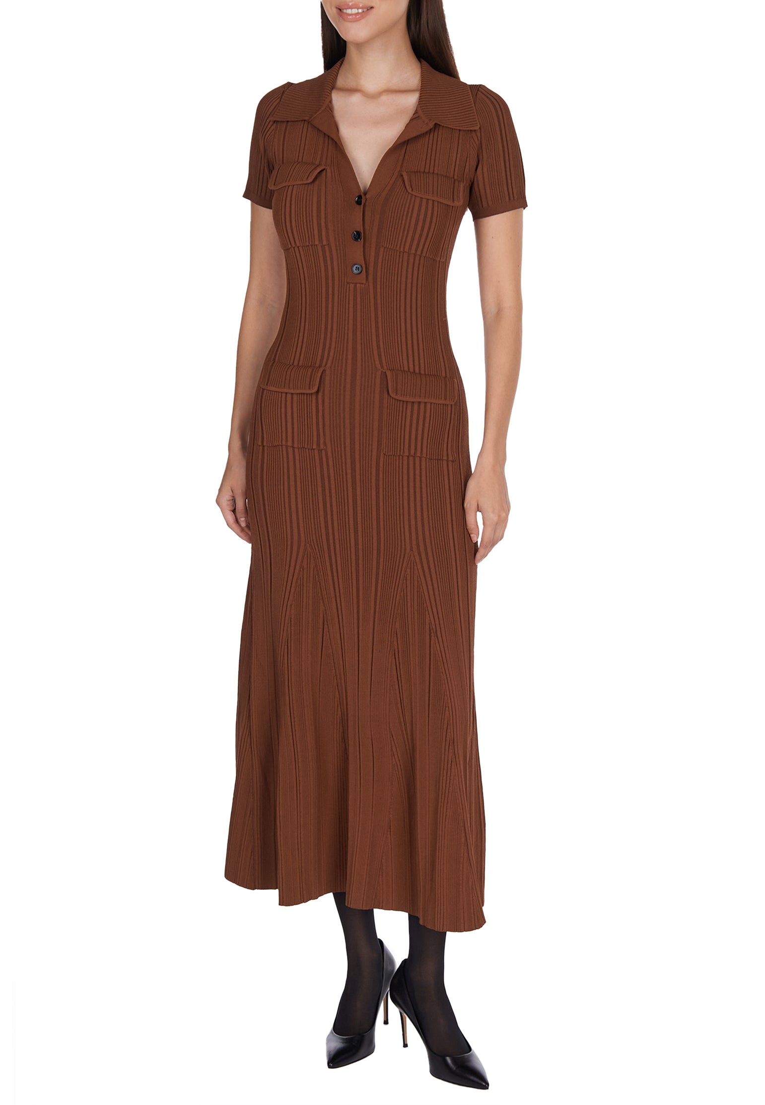 Brown Sfilato dress - view 2
