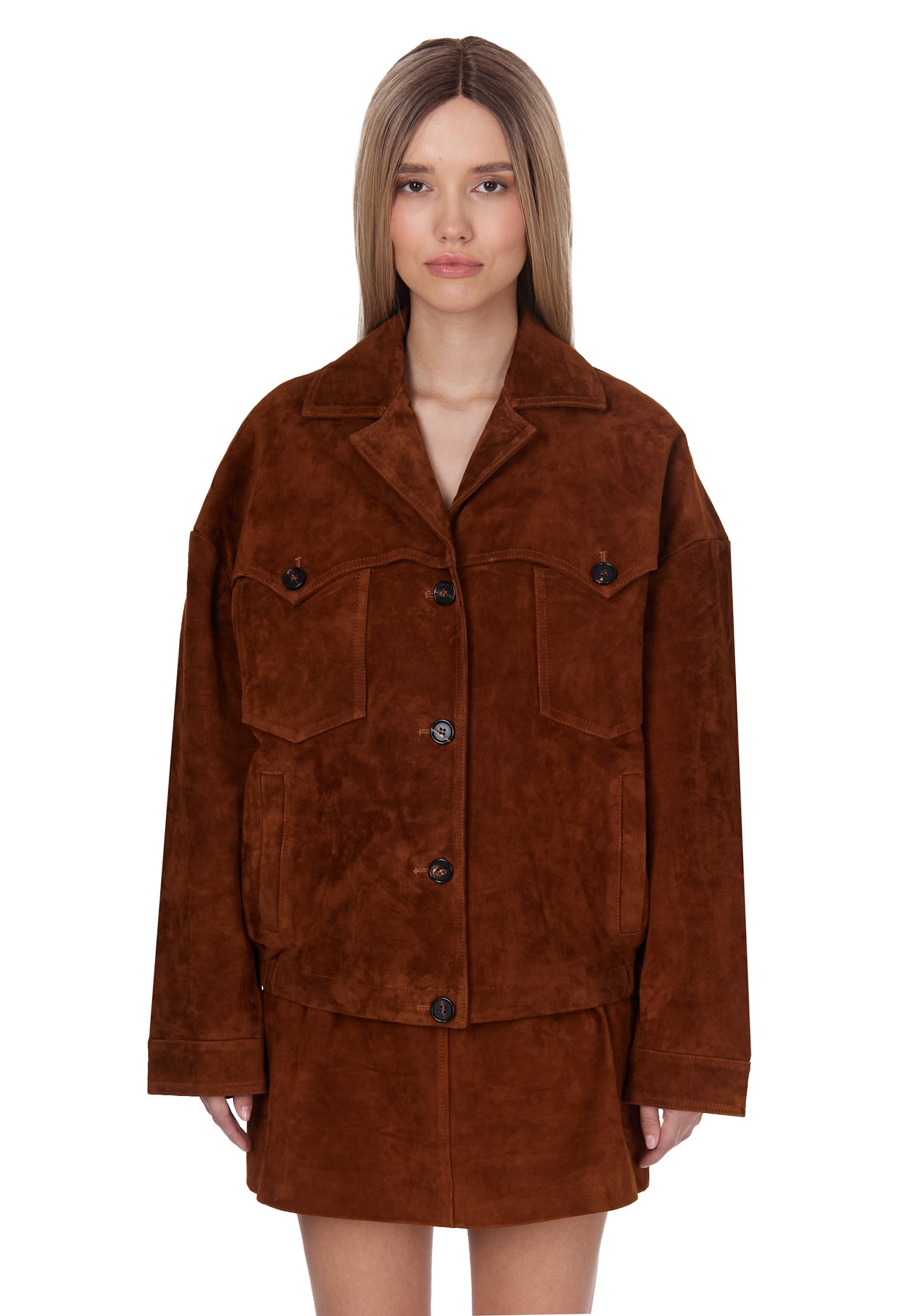 Brown Sfilato jacket - view 5