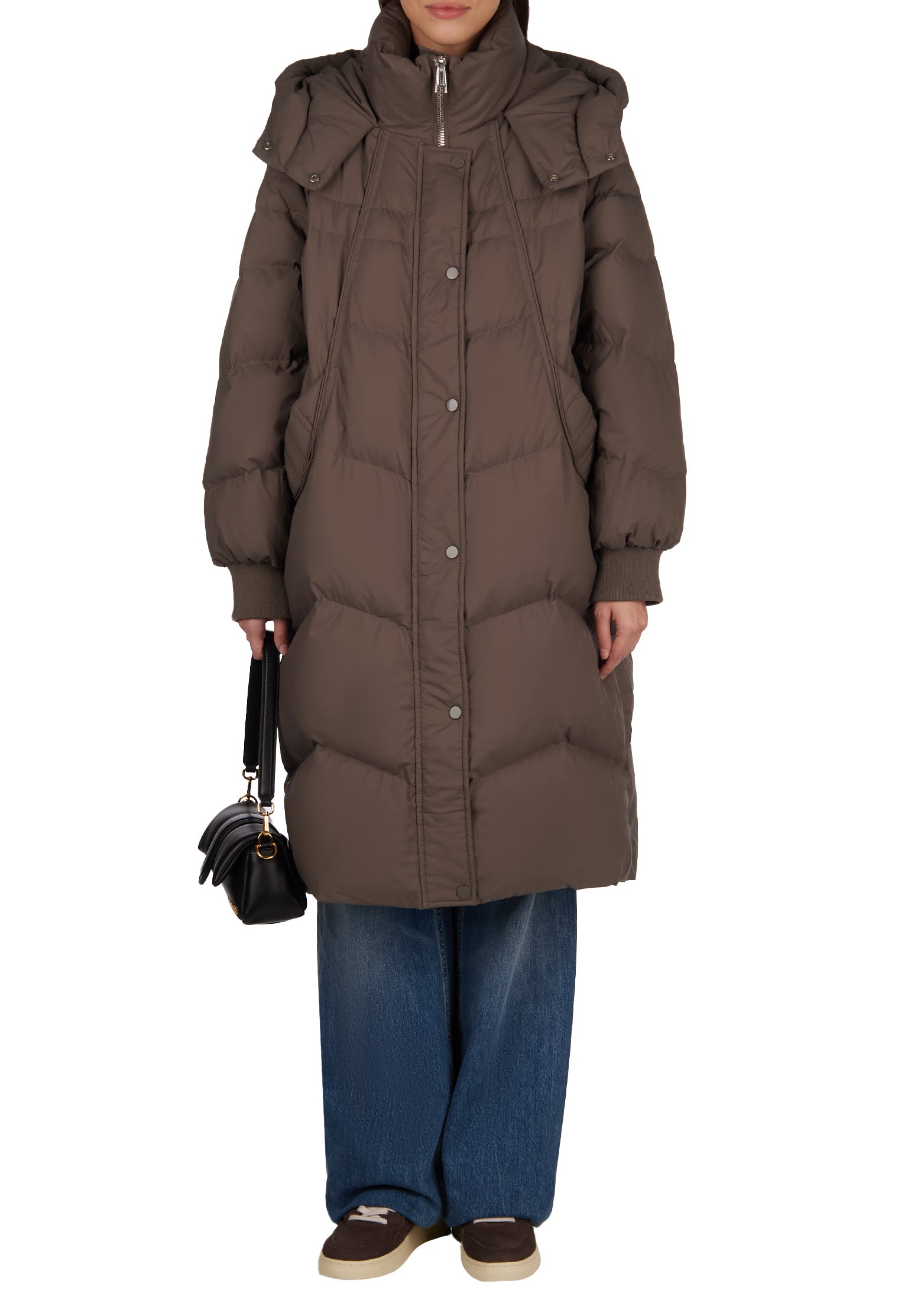 Brown Sfilato puffer jacket - view 2