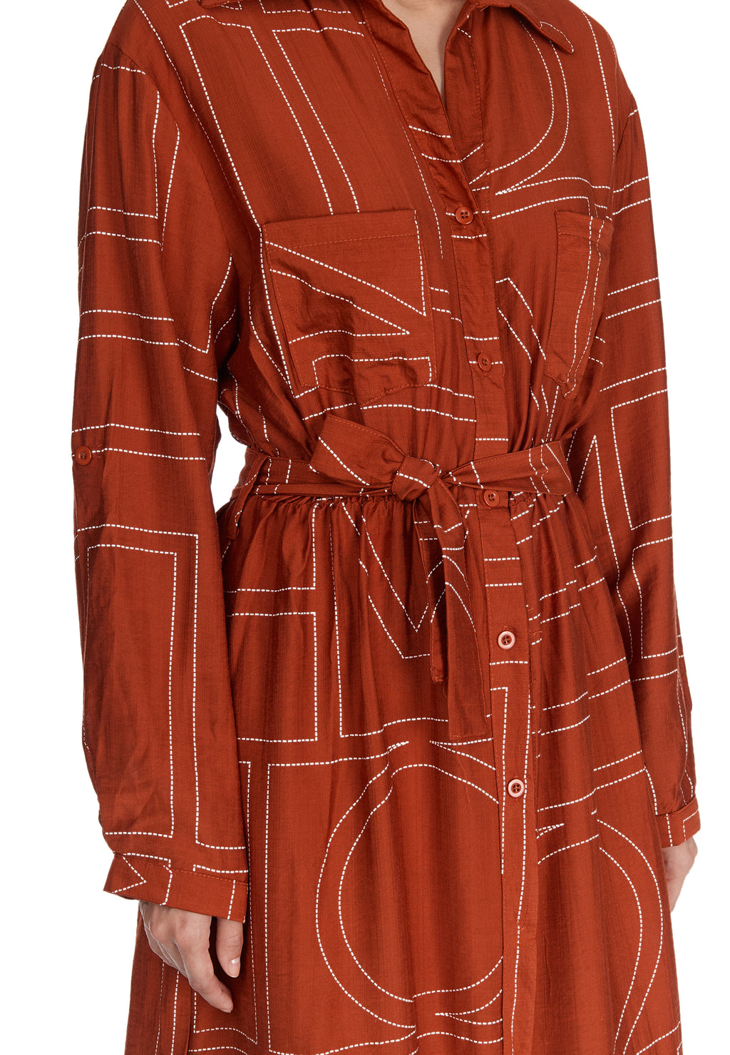 Brown Sfilato dress - view 6