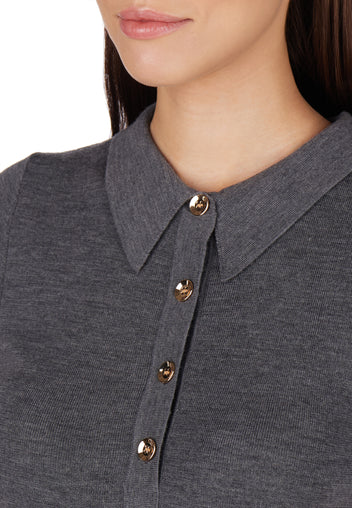 Black Sfilato polo - view 5