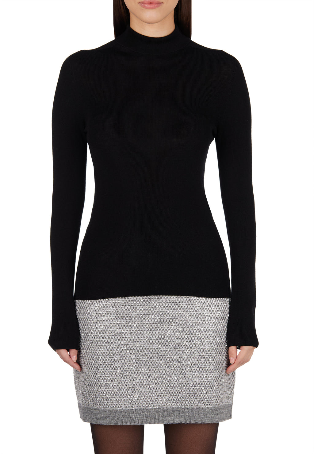 Black Sfilato turtleneck - view 2
