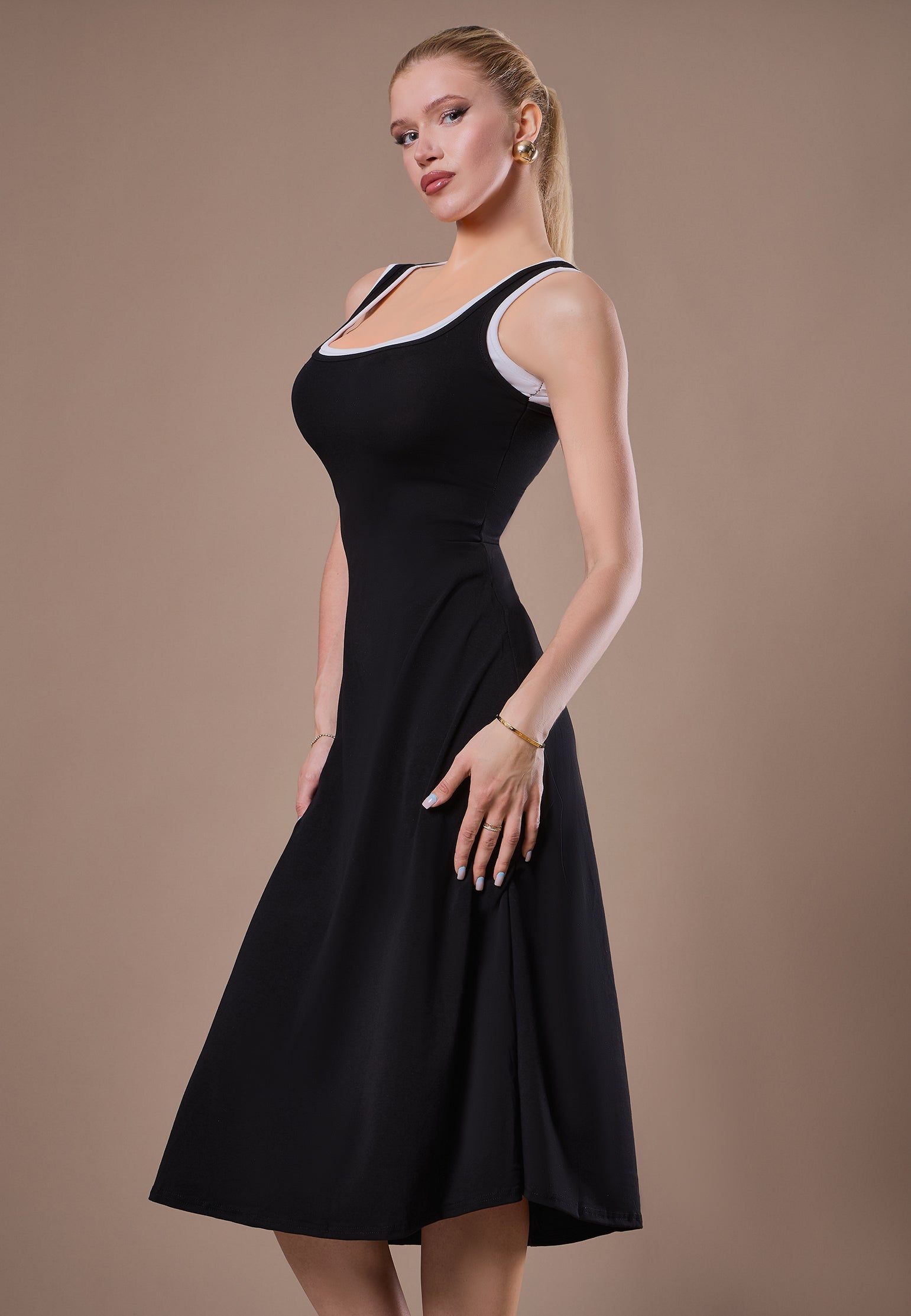 Brown Sfilato dress - view 6