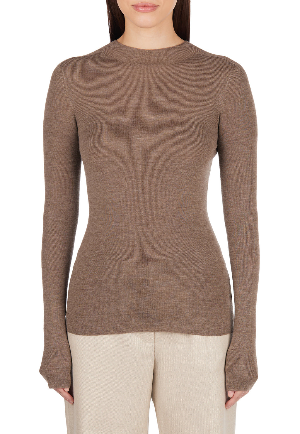 Brown Sfilato jumper - view 3
