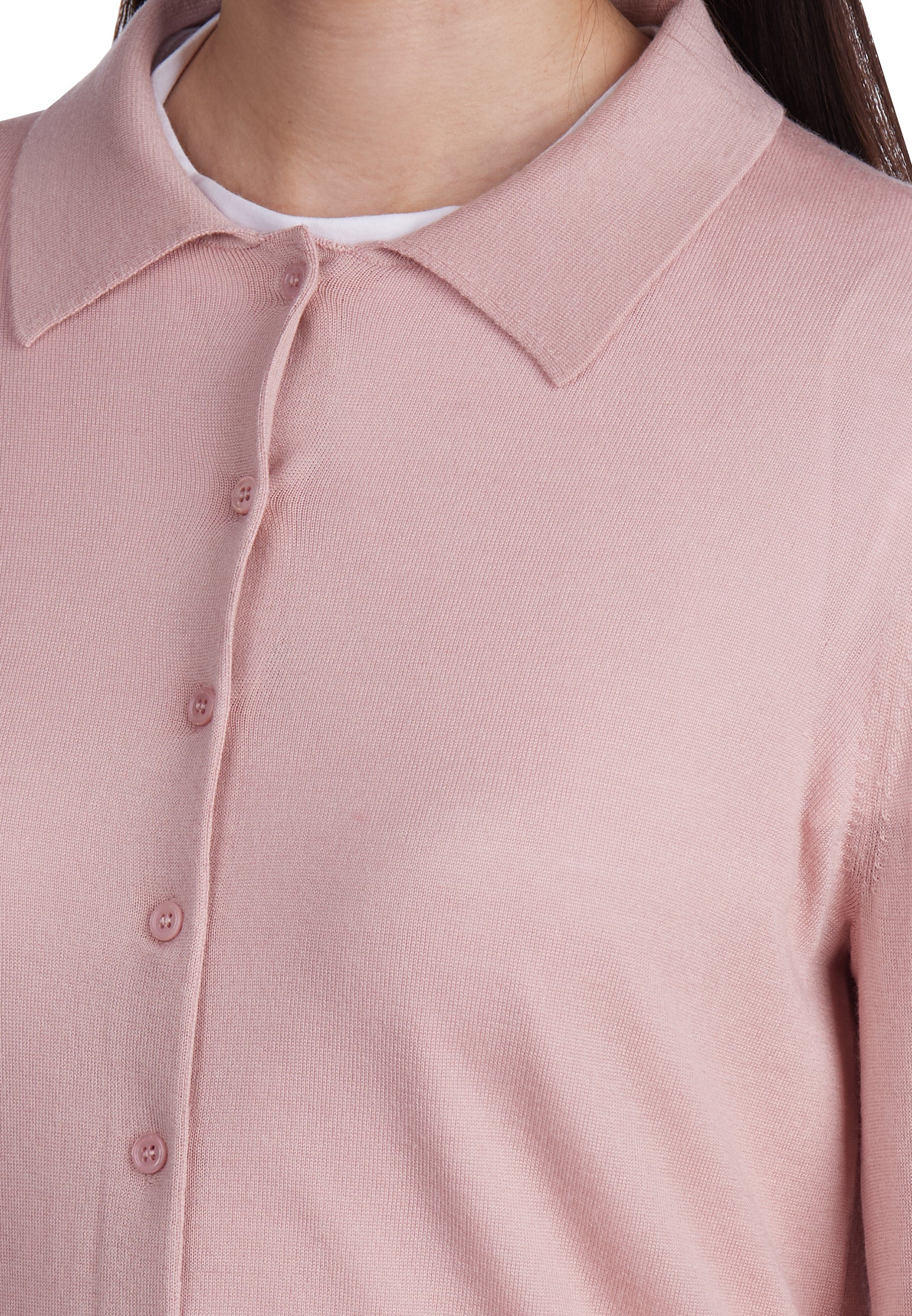 Pink Sfilato cardigan - view 3