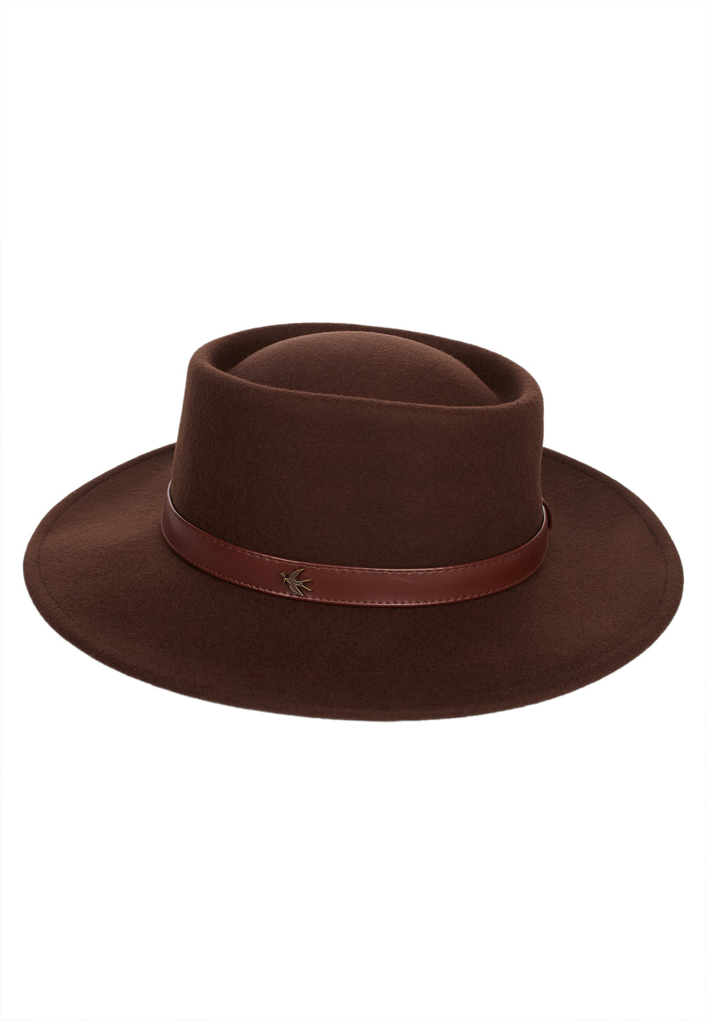 Brown Sfilato hat - view 1