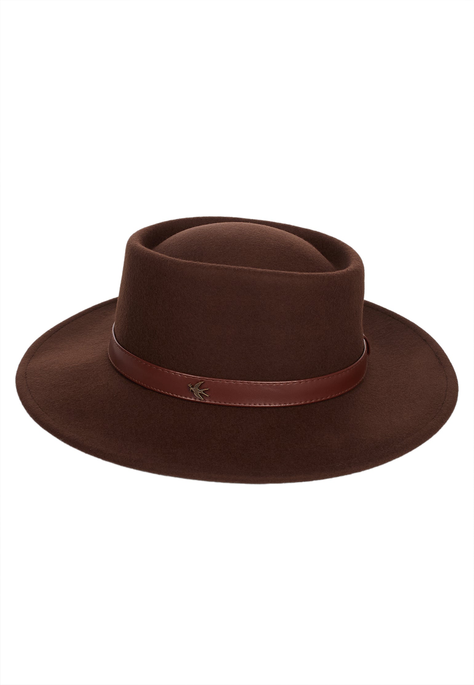 Brown Sfilato hat - view 1