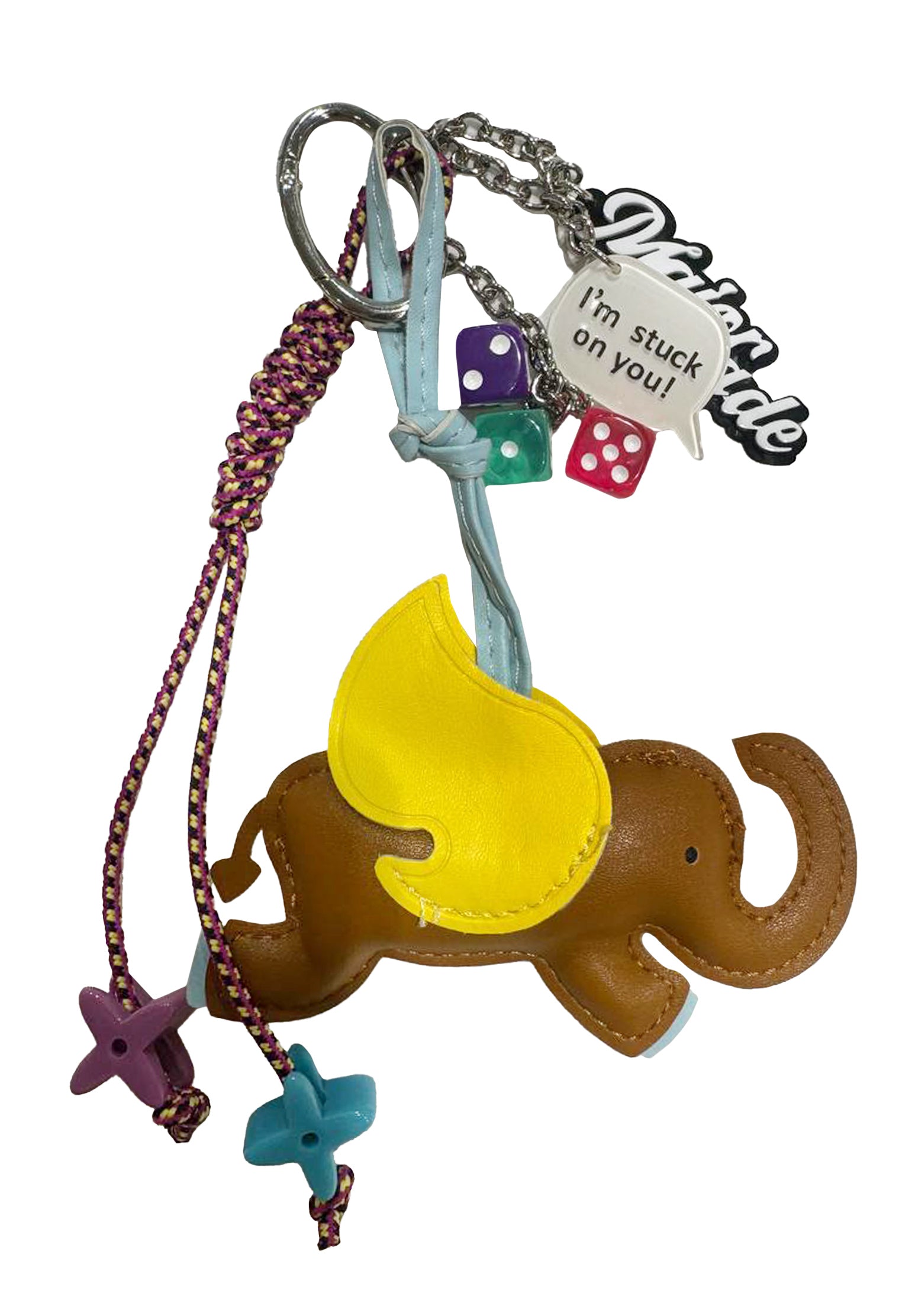 Sfilato Keychain H083010 — Brown