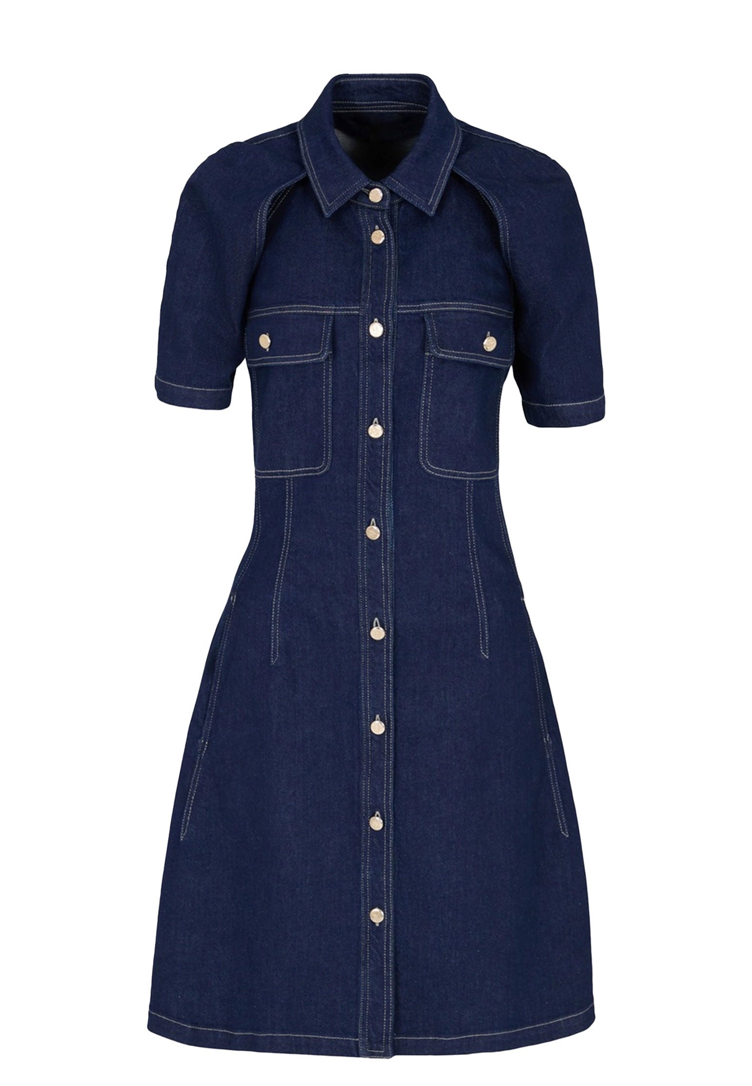 Navy Sfilato dress