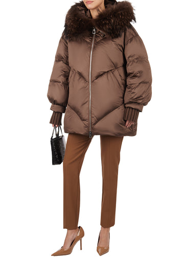 Occimiano Down Jacket — Brown