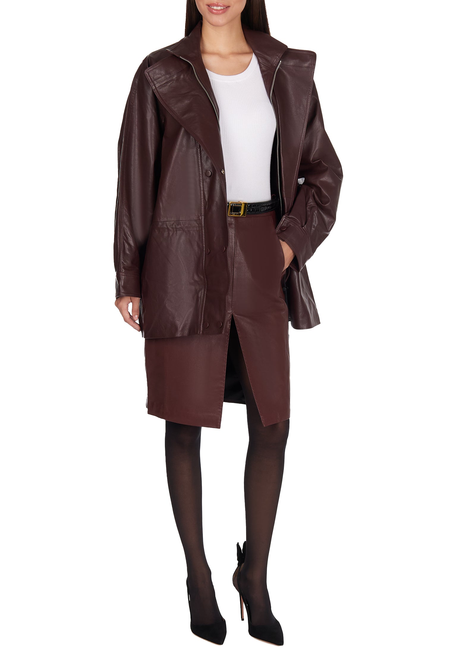 Catania Jacket — Burgundy