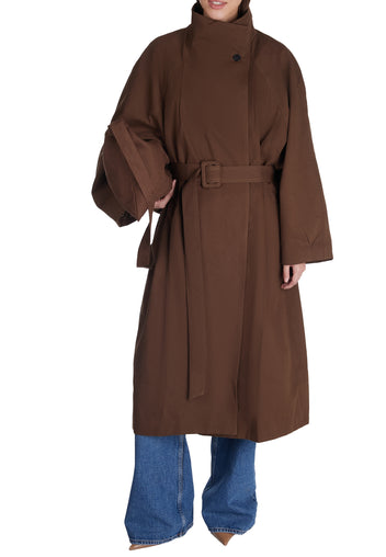 Chioggia Trench Coat — Brown