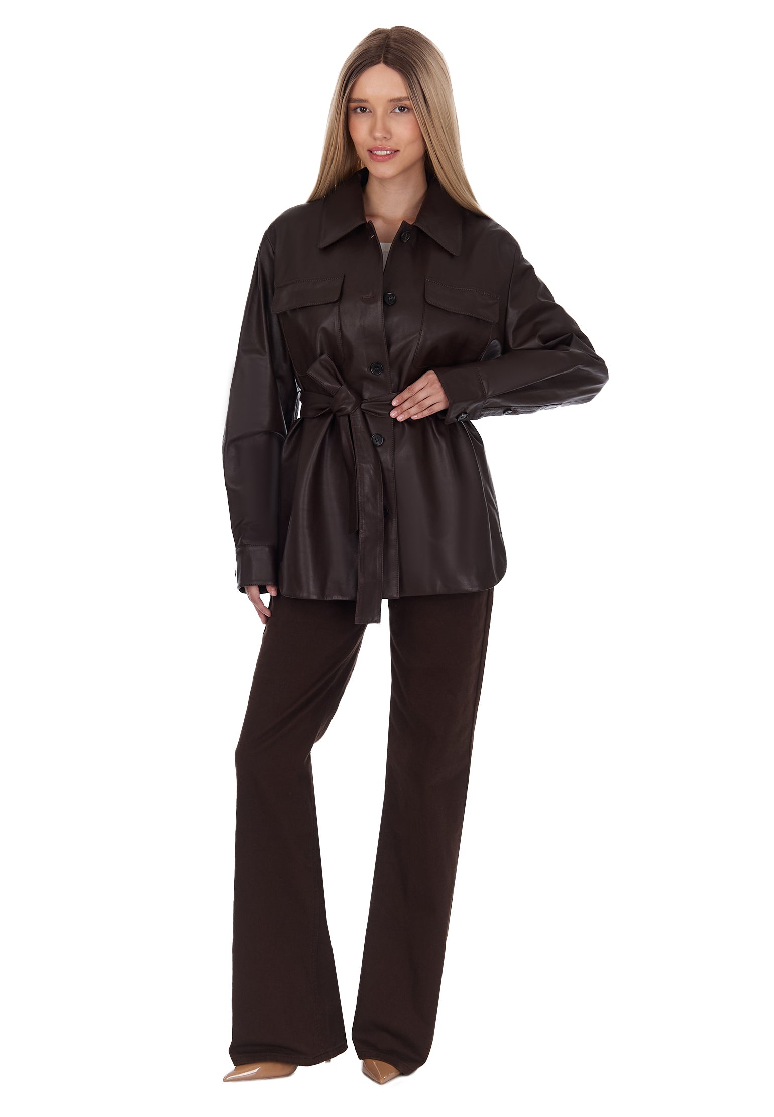 Sfilato Shirt Sfilato133 K — Brown