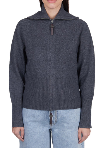 Navy Half-Zip Knit Pullover - view 4