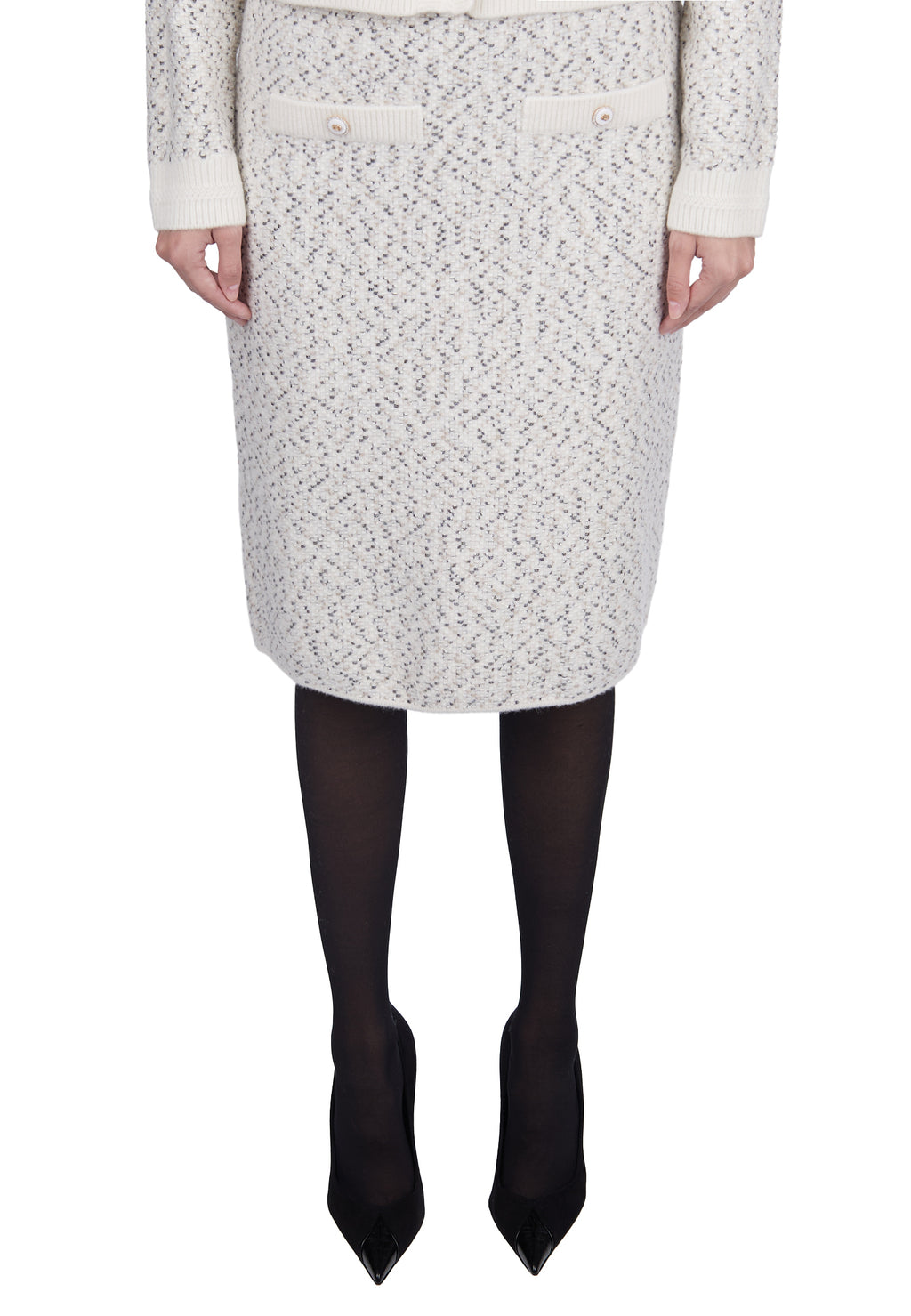 Gray Sfilato skirt - view 2
