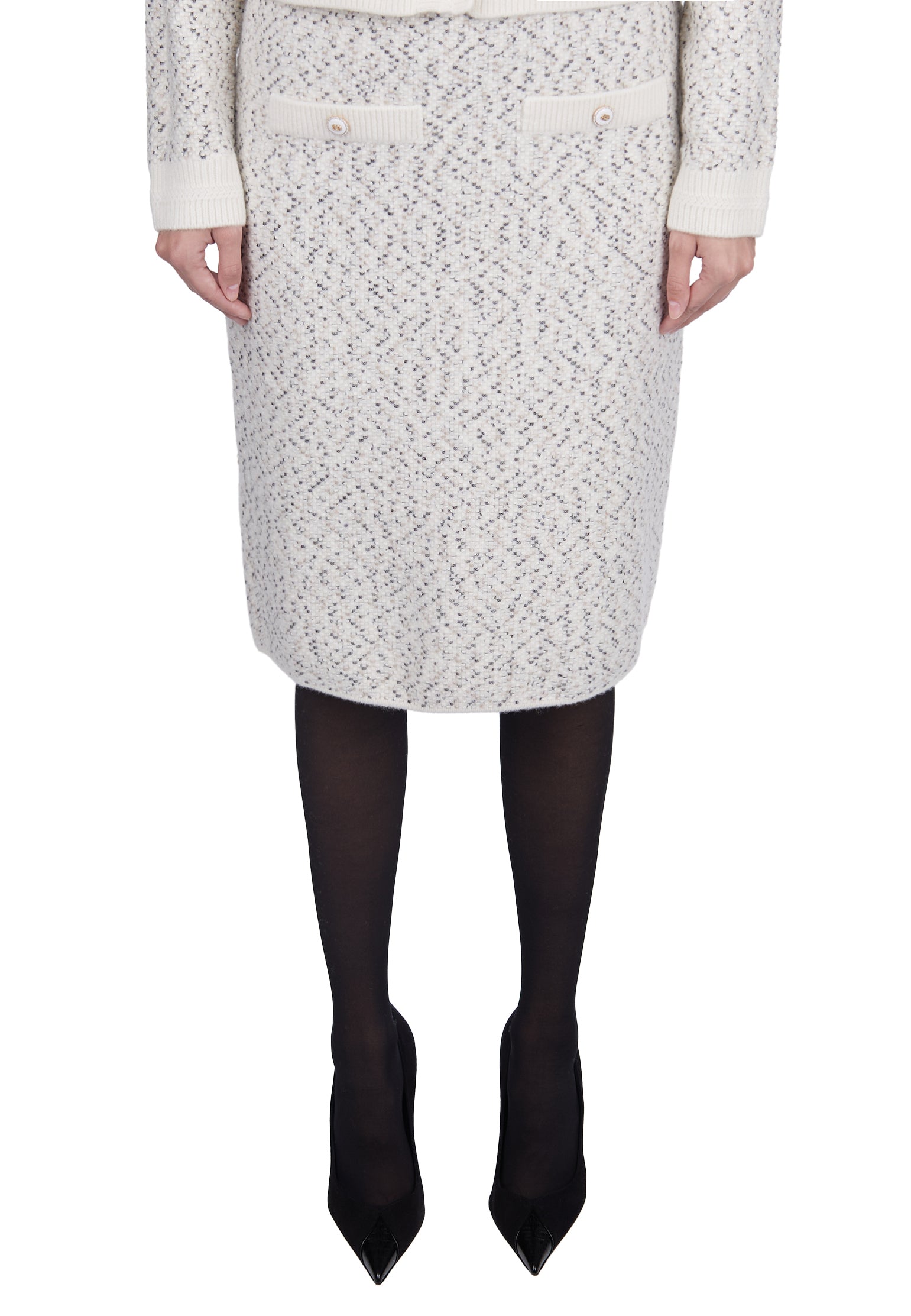 Gray Sfilato skirt - view 2