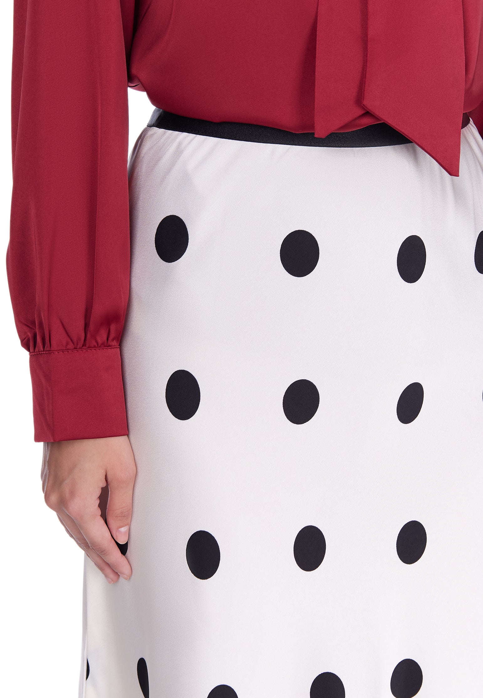 Gray and White Sfilato skirt - view 7