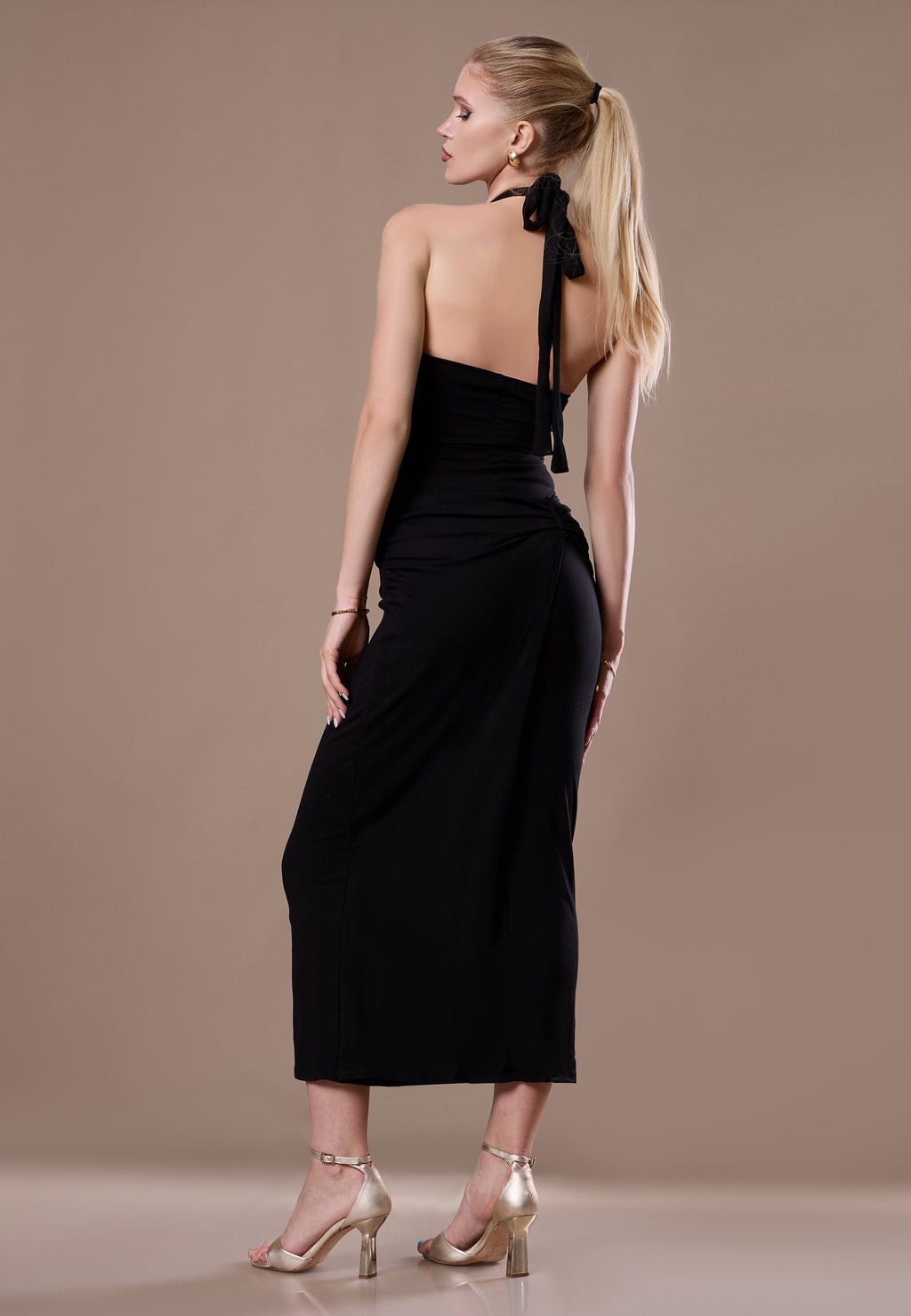 Brown Sfilato dress - view 8
