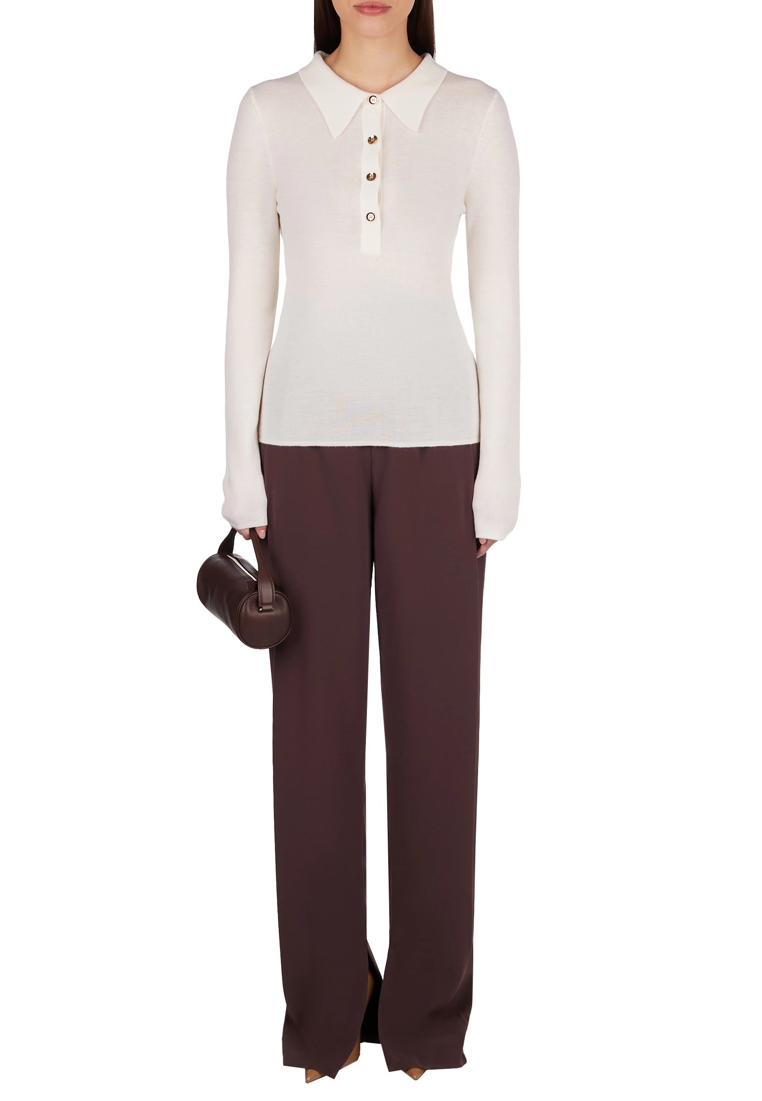 White Sfilato pullover - view 2