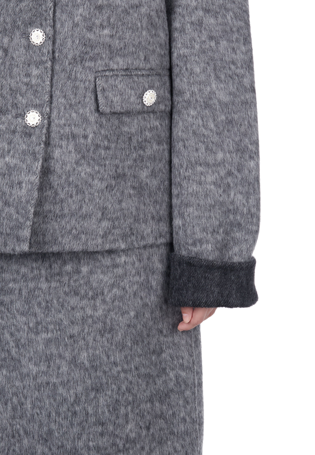 Gray Sfilato jacket - view 4