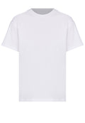 White Boxy Crewneck T-Shirt