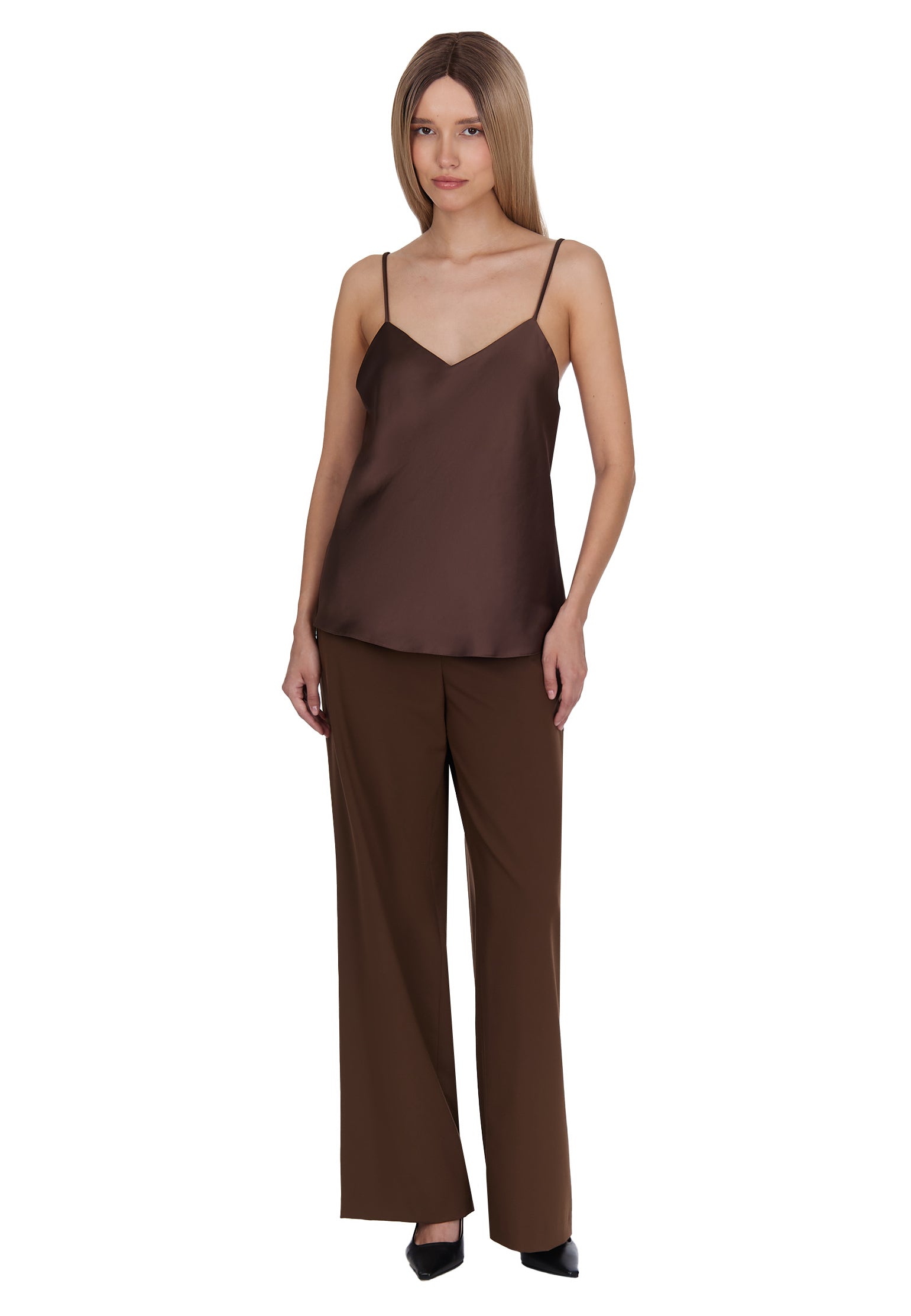 Brown Sfilato trousers - view 2