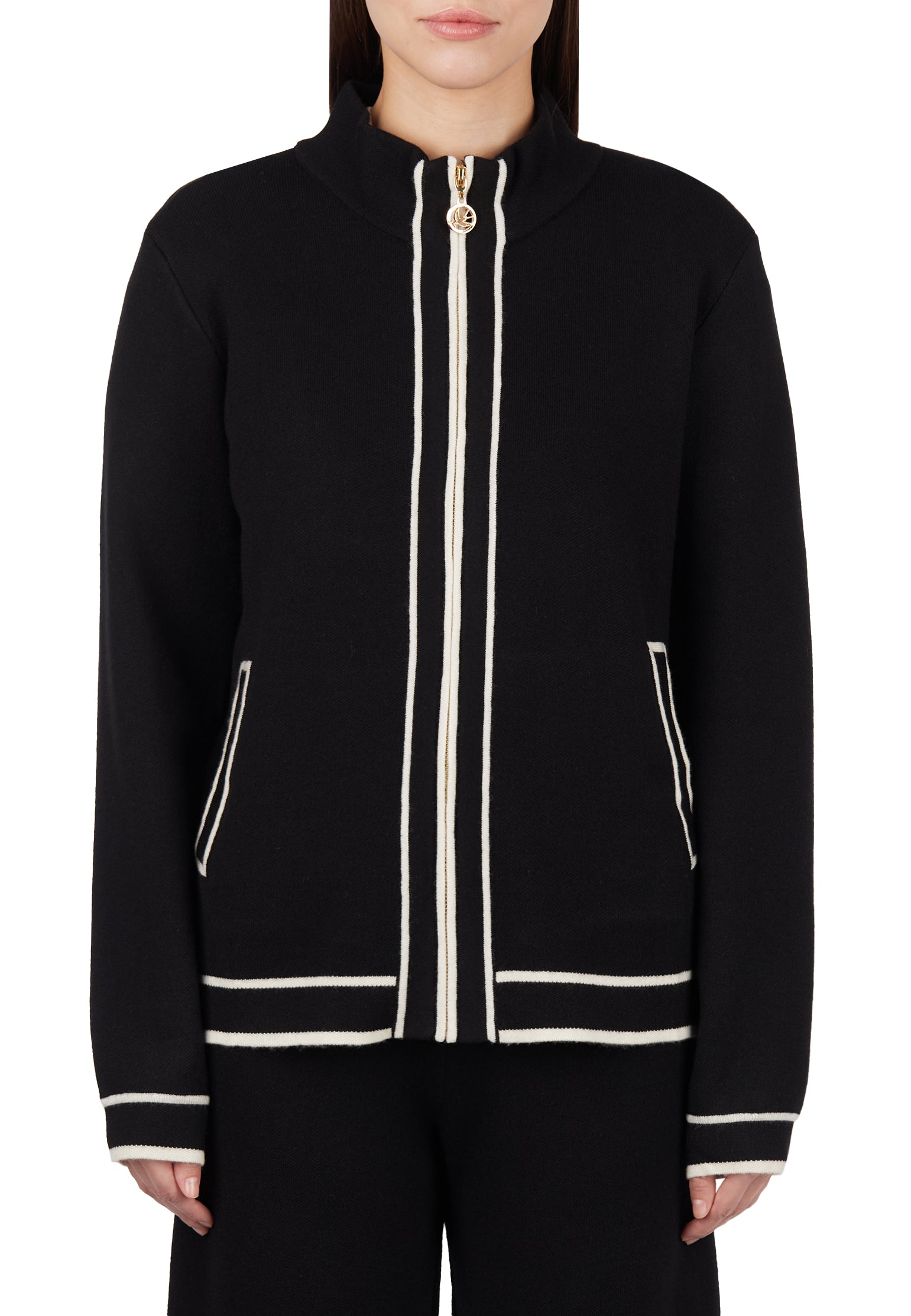 Black Sfilato cardigan - view 3